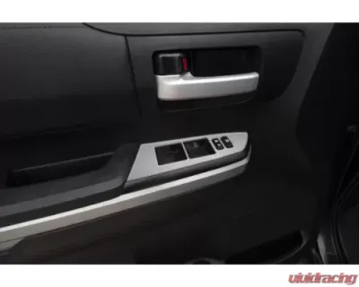 Tufskinz Front Door Switch Panel Accent Trim OE Color Silver Sky Metallic Toyota Tundra 2014-2021 - TUN027-GTO-G