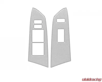 Tufskinz Front Door Switch Panel Accent Trim OE Color Silver Sky Metallic Toyota Tundra 2014-2021 - TUN027-GTO-G