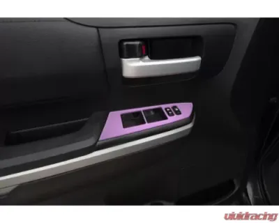 Tufskinz Front Door Switch Panel Accent Trim Lavender Purple Toyota Tundra 2014-2021 - TUN027-PUR-G