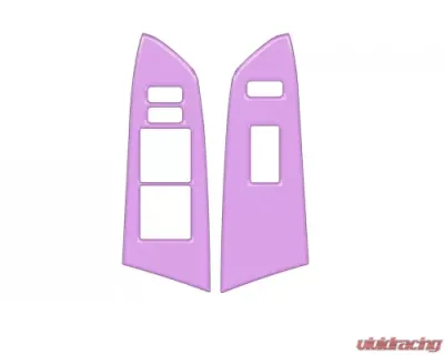 Tufskinz Front Door Switch Panel Accent Trim Lavender Purple Toyota Tundra 2014-2021 - TUN027-PUR-G