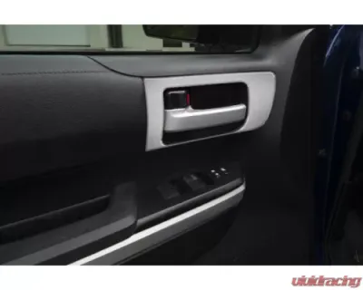 Tufskinz Front Door Pull Panel Accent Trim Front Doors Only OE Color Silver Sky Metallic Toyota Tundra 2014-2021 - TUN028-GTO-G