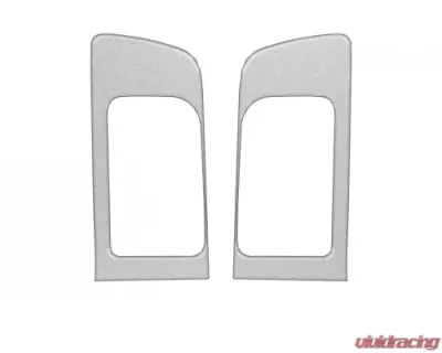 Tufskinz Front Door Pull Panel Accent Trim Front Doors Only OE Color Silver Sky Metallic Toyota Tundra 2014-2021 - TUN028-GTO-G