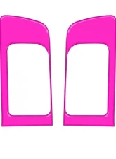 Tufskinz Front Door Pull Panel Accent Trim Front Doors Only Hot Pink Toyota Tundra 2014-2021                                     - TUN028-HPK-G - Image 2