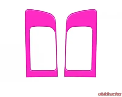 Tufskinz Front Door Pull Panel Accent Trim Front Doors Only Hot Pink Toyota Tundra 2014-2021 - TUN028-HPK-G