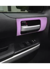 Tufskinz Front Door Pull Panel Accent Trim Front Doors Only Lavender Purple Toyota Tundra 2007-2021                                     - TUN028-PUR-G - Image 2