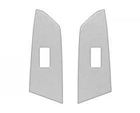 Tufskinz Crewmax Rear Door Switch Panel Accent Trim OE Color Silver Sky Metallic Toyota Tundra 2014-2021