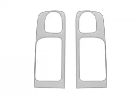 Tufskinz Crewmax Rear Door Pull Panel Accent Trim OE Color Silver Sky Metallic Toyota Tundra 2014-2021