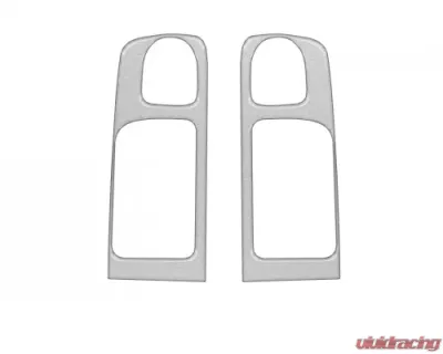 Tufskinz Crewmax Rear Door Pull Panel Accent Trim OE Color Silver Sky Metallic Toyota Tundra 2014-2021 - TUN030-GTO-G