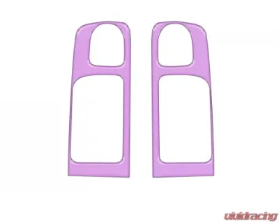 Tufskinz Crewmax Rear Door Pull Panel Accent Trim Lavender Purple Toyota Tundra 2014-2021 - TUN030-PUR-G
