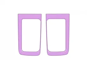 Tufskinz D-Cab Rear Door Pull Panel Accent Trim Lavender Purple Toyota Tundra 2014-2021