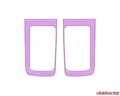 Tufskinz D-Cab Rear Door Pull Panel Accent Trim Lavender Purple Toyota Tundra 2014-2021 - TUN032-PUR-G