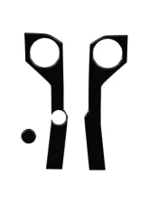 Tufskinz Bezel Accent Trim Gloss Black Toyota Tundra 2014-2021                                     - TUN045-BLK-G - Image 2