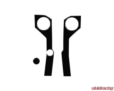 Tufskinz Bezel Accent Trim Gloss Black Toyota Tundra 2014-2021 - TUN045-BLK-G