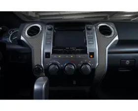 Tufskinz Bezel Accent Trim Real Carbon Fiber Domed Toyota Tundra 2014-2021