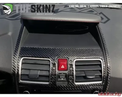 Tufskinz Manual Transmission Interior Accent Trim Real Carbon Fiber Domed Subaru WRX 2015-2021 - WRX001-DCF-G