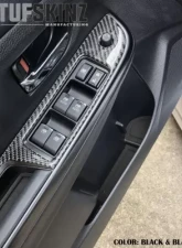 Tufskinz Manual Transmission Interior Foam Inserts Black/Black Subaru WRX 2015-2021                                     - WRX002-FBK-X - Image 2