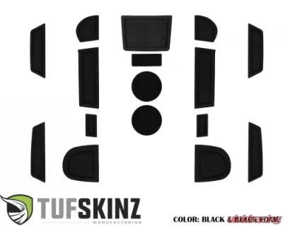 Tufskinz Manual Transmission Interior Foam Inserts Black/Black Subaru WRX 2015-2021 - WRX002-FBK-X