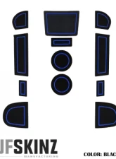 Tufskinz Manual Transmission Interior Foam Inserts Black/Blue Subaru WRX 2015-2021                                     - WRX002-FBL-X - Image 2