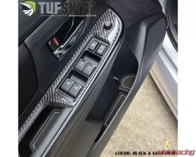 Tufskinz Manual Transmission Interior Foam Inserts Black/Gray Subaru WRX 2015-2021 - WRX002-FGY-X
