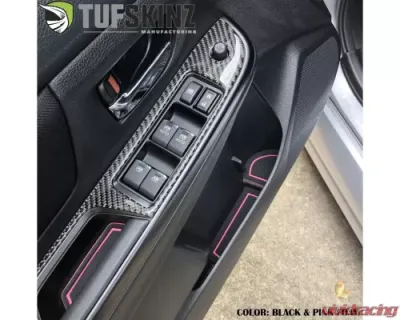 Tufskinz Manual Transmission Interior Foam Inserts Black/Pink Subaru WRX 2015-2021 - WRX002-FPN-X
