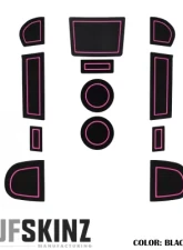 Tufskinz Manual Transmission Interior Foam Inserts Black/Pink Subaru WRX 2015-2021                                     - WRX002-FPN-X - Image 2