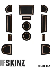 Tufskinz Manual Transmission Interior Foam Inserts Black/Tan Subaru WRX 2015-2021                                     - WRX002-FTN-X - Image 2