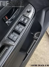 Tufskinz Manual Transmission Interior Foam Inserts Black/White Subaru WRX 2015-2021                                     - WRX002-FWE-X - Image 2