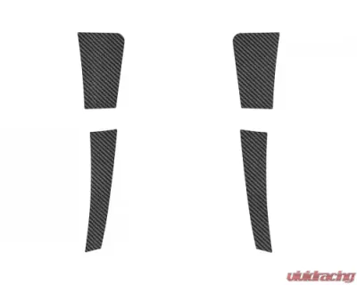 Tufskinz Fender Vent Upper + Lower Accent Trim Real Carbon Fiber Raw Subaru WRX/WRX STI 2015-2021 - WRX012-RCF-X