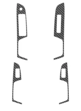 Tufskinz Door Switch Panel Accent Trim Real Carbon Fiber Raw Real Carbon Fiber Raw Subaru WRX/WRX STI 2015-2021                                     - WRX016-RCF-X - Image 2