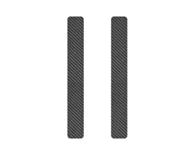 Tufskinz Real Carbon Fiber Raw Front Door Sill Accent Trim Ford Bronco Sport 2021-2025