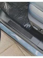 Tufskinz Real Carbon Fiber Raw Front Door Sill Accent Trim Ford Bronco Sport 2021-2025                                     - BRO011-RCF-X - Image 2