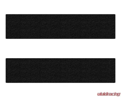 Tufskinz Black Front Door Sill Accent Trim w/ Custom Text Ford Bronco 4 Door 2021-2022 - BRO013-TFLMP-158-X