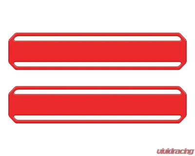 Tufskinz Front Door Sill Overlays Ford Bronco 2021-2022 - BRO018-RRD-G