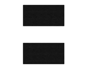 Tufskinz Black Rear Door Sill Accent Trim w/ Custom Text Ford Bronco 4 Door 2021-2022