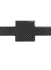 Tufskinz Real Carbon Fiber Domed Front Grille Bowtie Overlays Chevrolet Colorado 2015-2020                                     - COL006-DCF-G - Image 3