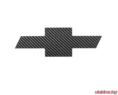 Tufskinz Real Carbon Fiber Raw Front Grille Bowtie Overlays Chevrolet Colorado 2015-2020 - COL006-RCF-X