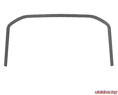 Tufskinz Real Carbon Fiber Domed Center Dash Accent Trim Ford F-150 2021-2022 - FRD045-DCF-G