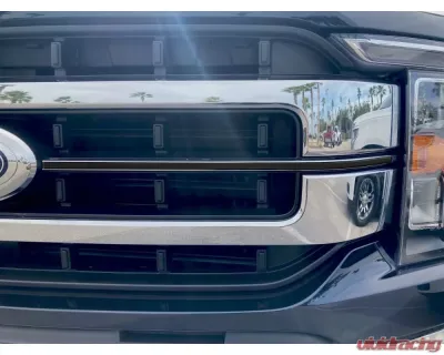 Tufskinz Grill Accent Trim Ford F150 Lariat 2021-2022 - FRD061-BLK-G