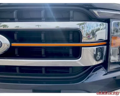 Tufskinz Grill Accent Trim Ford F150 Lariat 2021-2022 - FRD061-ORG-G
