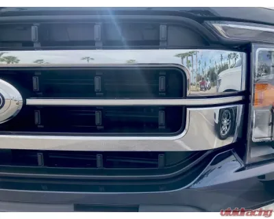 Tufskinz Grill Accent Trim Ford F150 Lariat 2021-2022 - FRD061-WHT-G
