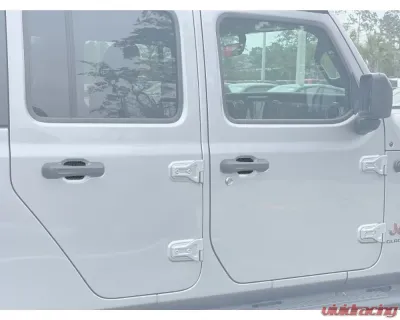 Tufskinz Black Textured Door Handle Protector Inserts Jeep Gladiator 2019-2021 - GLA012-TFLMP-X