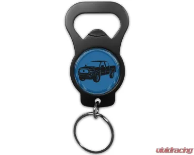 Tufskinz Keychain Bottle Opener w/ Tacoma Emblem Universal - KEY001-CYB-498-G