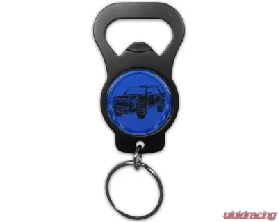 Tufskinz Keychain Bottle Opener w/ 4Runner Emblem Universal - KEY001-GBL-500-G
