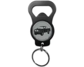 Tufskinz Keychain Bottle Opener w/ Tacoma Emblem Universal