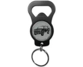 Tufskinz Keychain Bottle Opener w/ 4Runner Emblem Universal