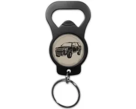 Tufskinz Keychain Bottle Opener w/ 4Runner Emblem Universal