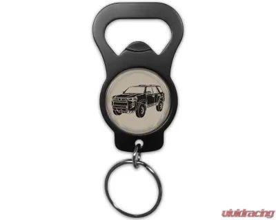 Tufskinz Keychain Bottle Opener w/ 4Runner Emblem Universal - KEY001-GTN-500-G