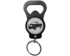 Tufskinz Keychain Bottle Opener w/ Tacoma Emblem Universal