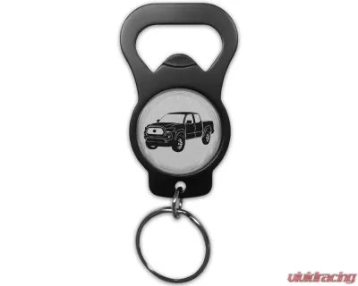 Tufskinz Keychain Bottle Opener w/ Tacoma Emblem Universal - KEY001-GTO-498-G