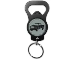 Tufskinz Keychain Bottle Opener w/ Tacoma Emblem Universal